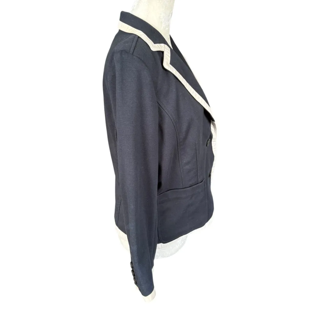 Victoria's Secret Pink vintage black and cream blazer women's size large - Image 3