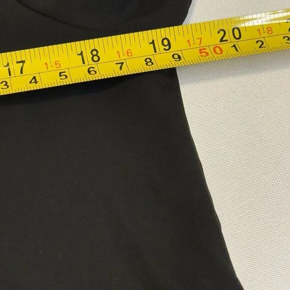 J Crew Women's Black Sheer Tassel Dressy Trendy Top Blouse‎ Size 2 Style B5046 # - Image 9