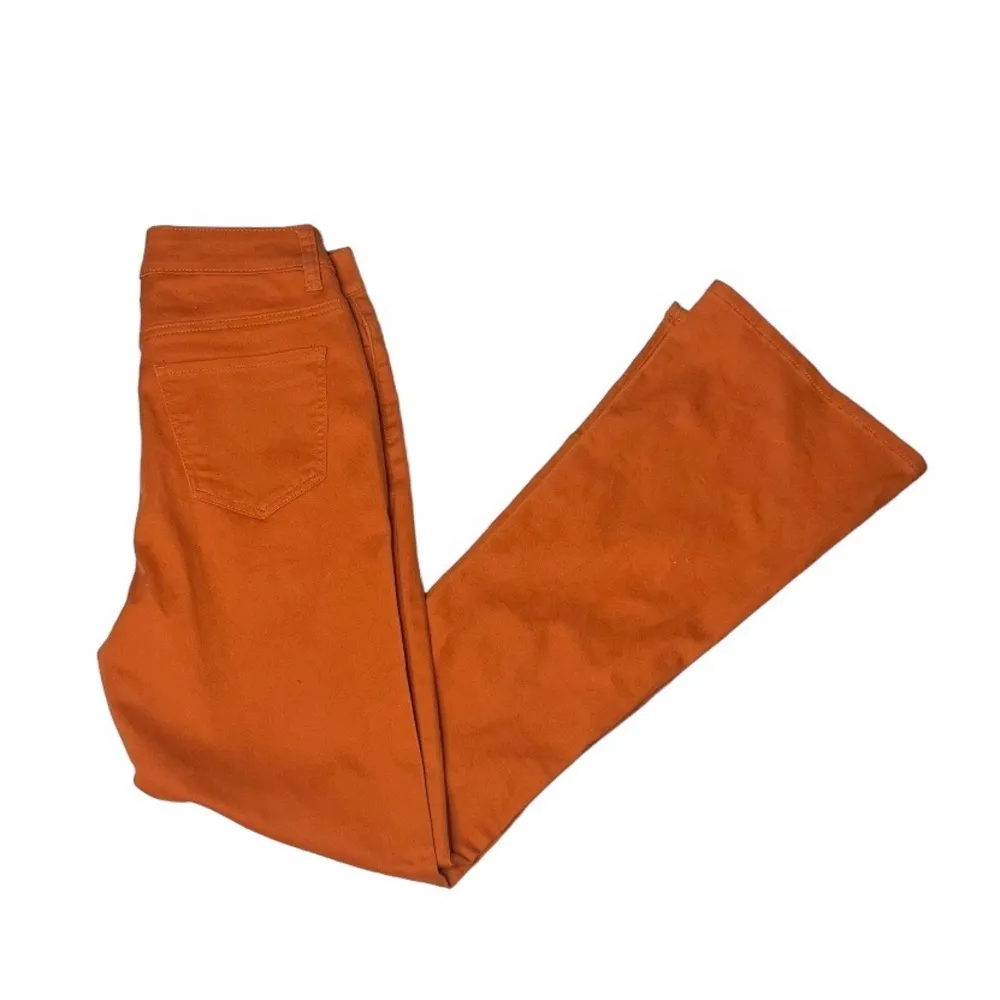 U JEANS Orange Flare Jeans 5 Pocket High Rise Womens Size 9/10 Deadstock NOS - Image 2