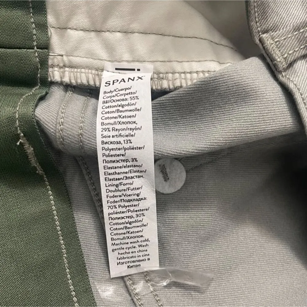 NEW SPANX Size Large Camo Shorts Stretch Twill Shorts Smoothing Flattering - Image 9