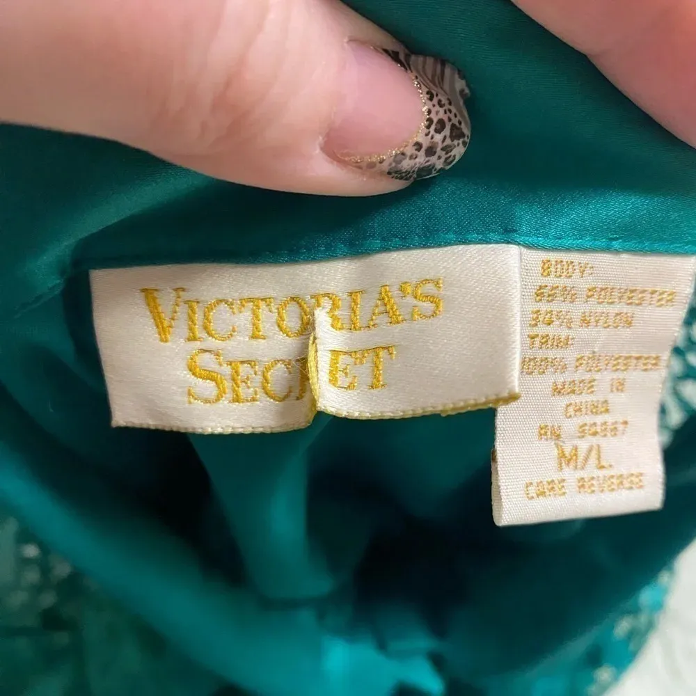 Vintage Lace Gold Label Victoria's Secret Oversized Sleep Shirt M/L Nightgown - Image 6