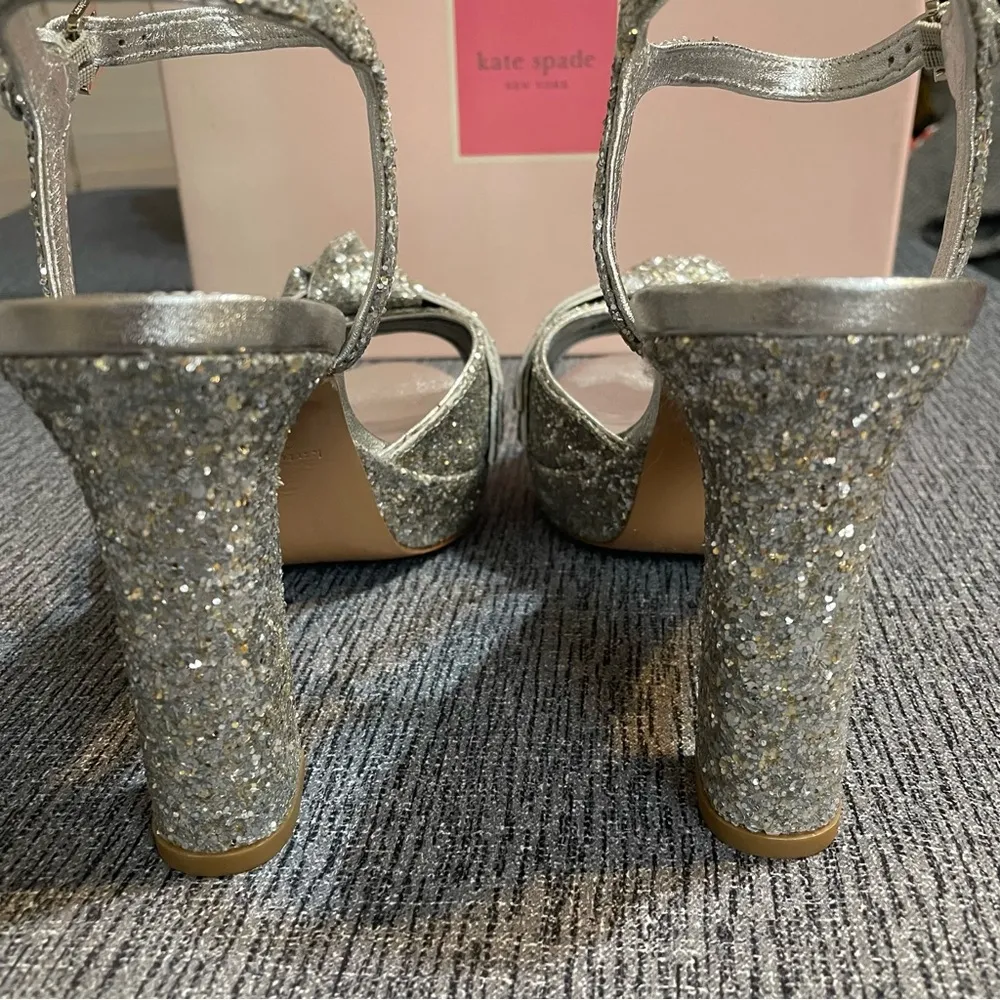 Kate Spade Miya Glitter Ankle Strap Sandals - Image 8