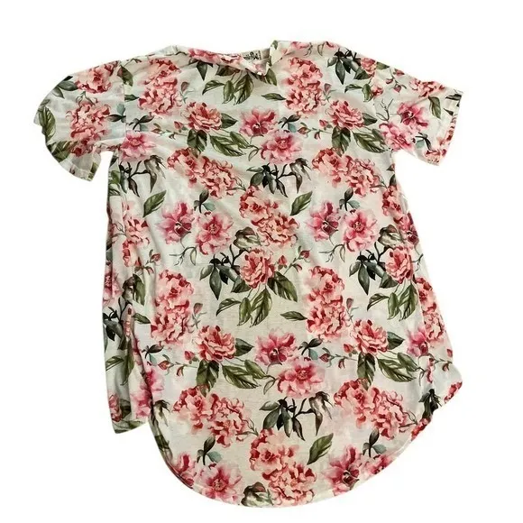 Show Me Your Mumu‎ Floral Kimono Duster Open Front Pink Flowers O/S - Image 5