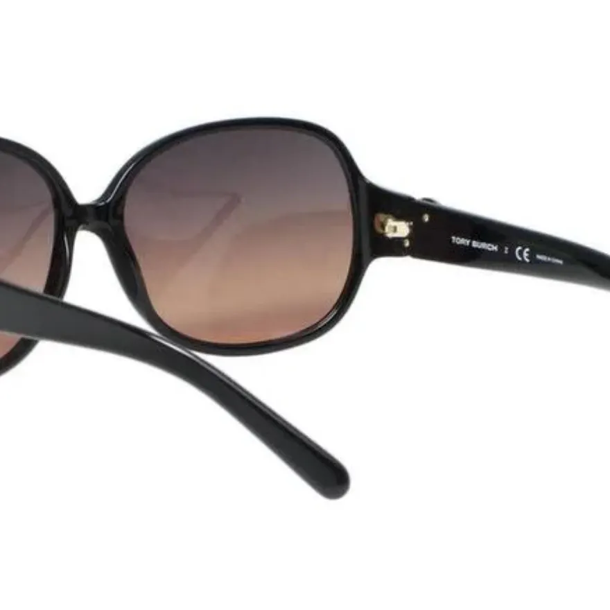 Tory Burch TY7026 Black Oversized Sunglasses - Image 8