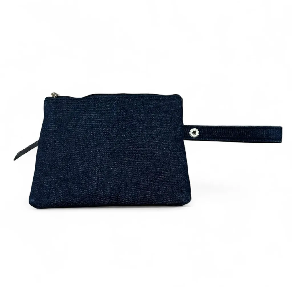 Vintage Y2K Mary Kate and Ashley Blue Denim Wristlet Clutch Purse, 7.5” x 6” - Image 2
