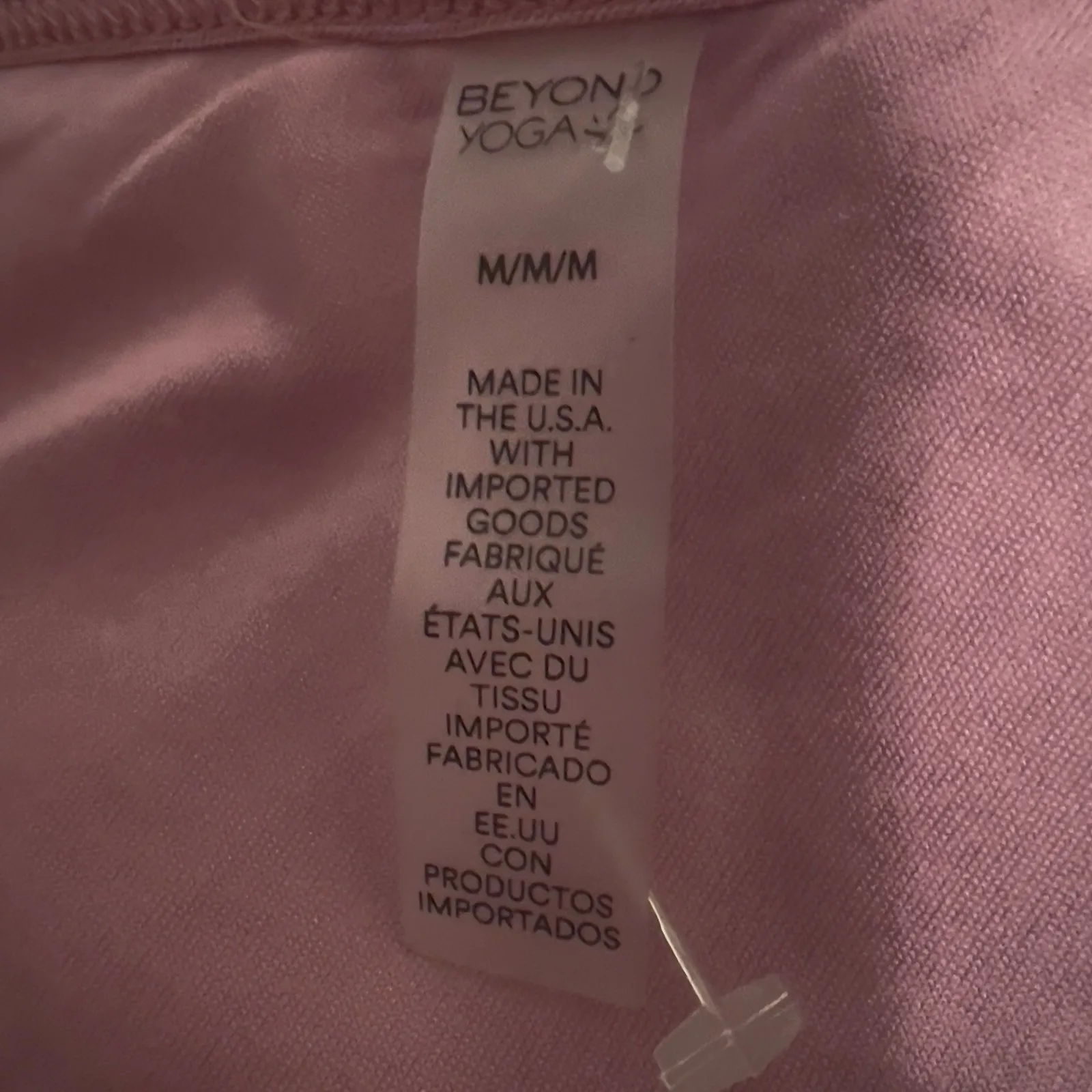 Beyond Yoga Women's‎ Spacedye Motivate Cropped Tank Pink Bloom Bra Size M  U.S.A - Image 10