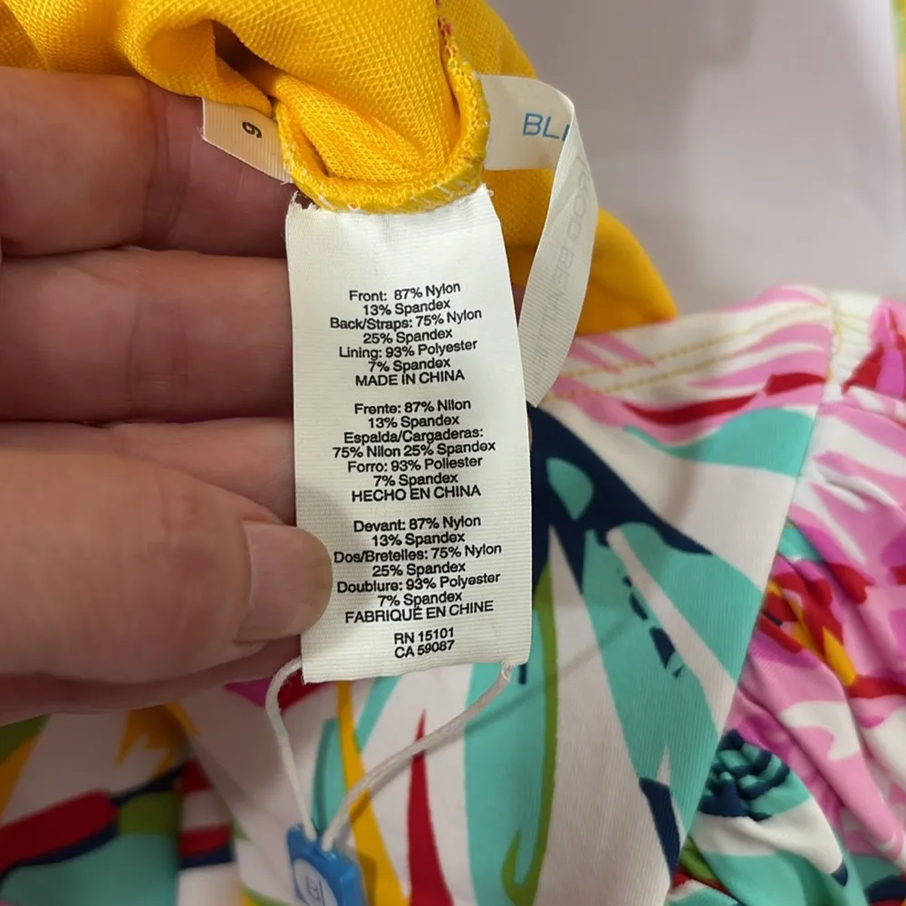 Bleu Rod Beattie Women's Bandeau Tankini Swim Top Pink size 6 NWT‎ - Image 8