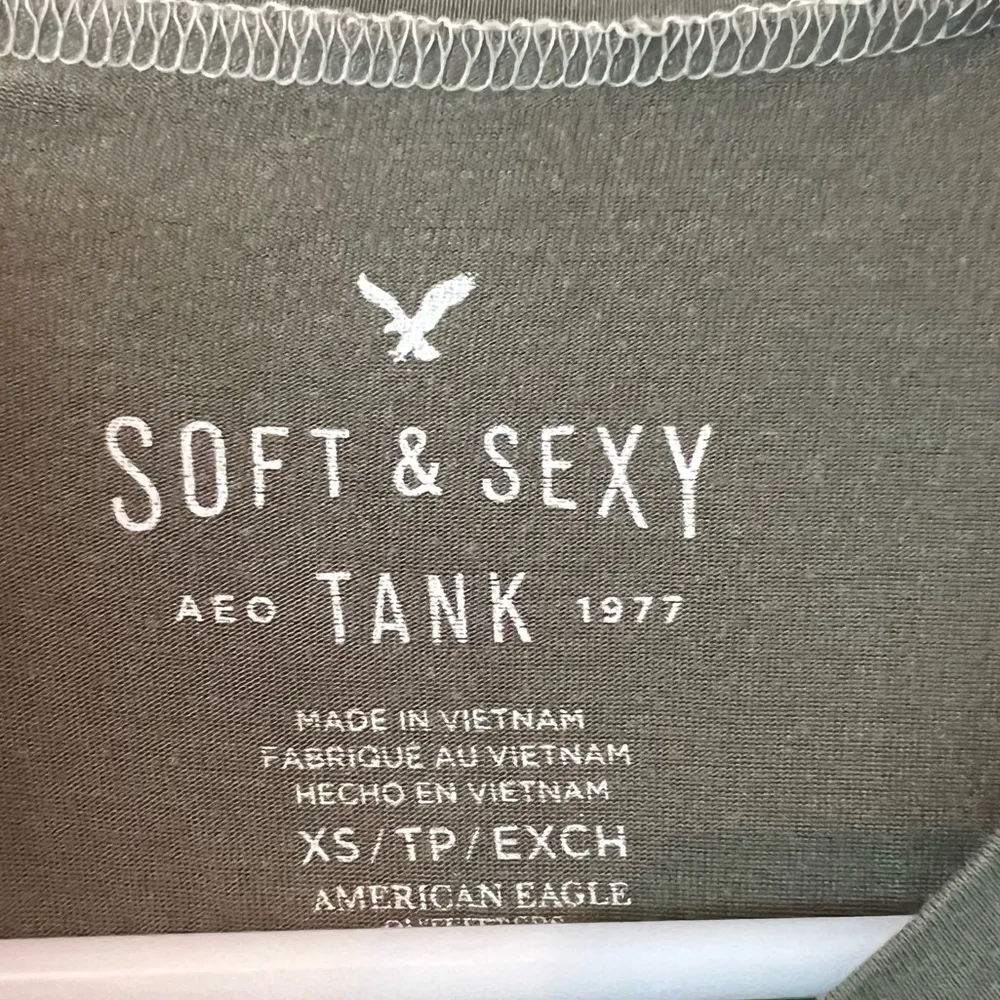 American Eagle Green Soft and Sexy Tank Top - Image 3