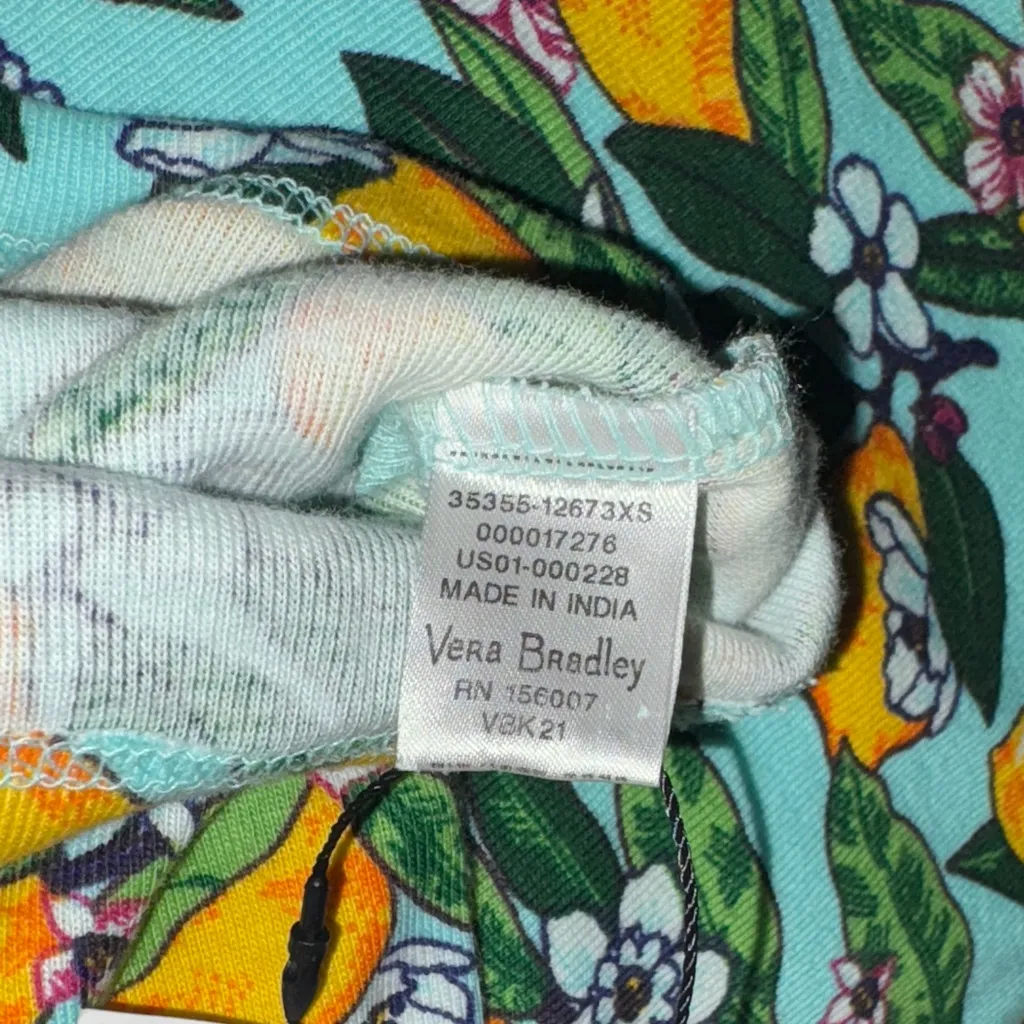 Vera Bradley Turquoise Citrus Tee - Image 6