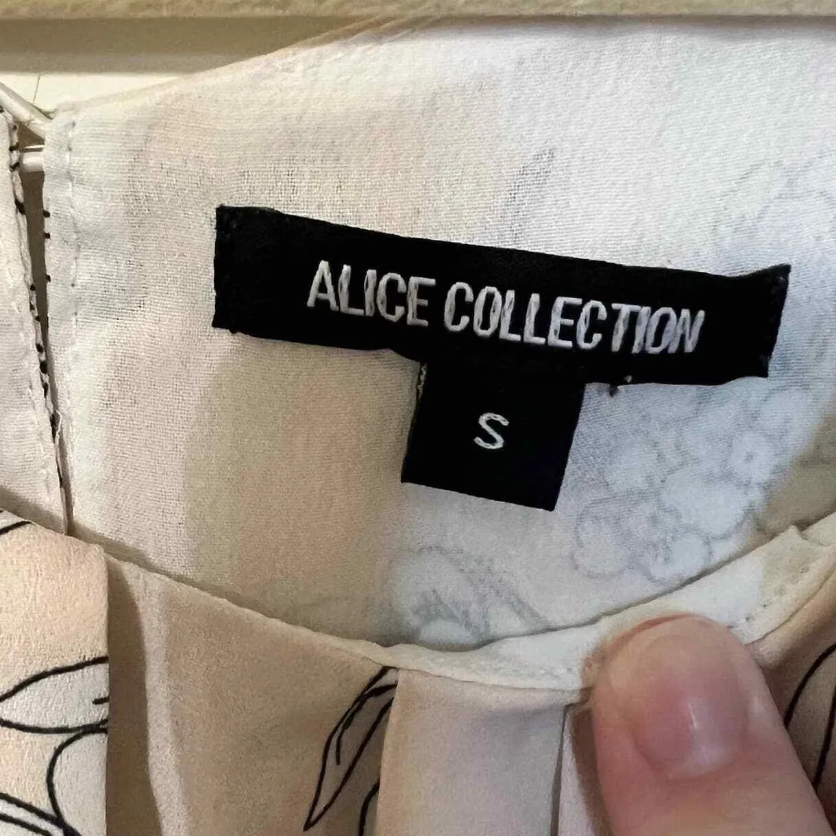 Alice Collection Sleeveless Tank‎ Top Floral Print Casual Blouse Small Pink - Image 2