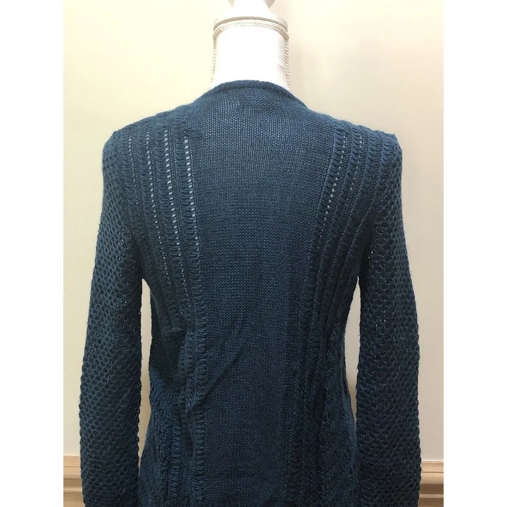 American Eagle Outfitters Sweater Cardigan ~ Teal ~ Size Small ~ Very Nice! - Image 6