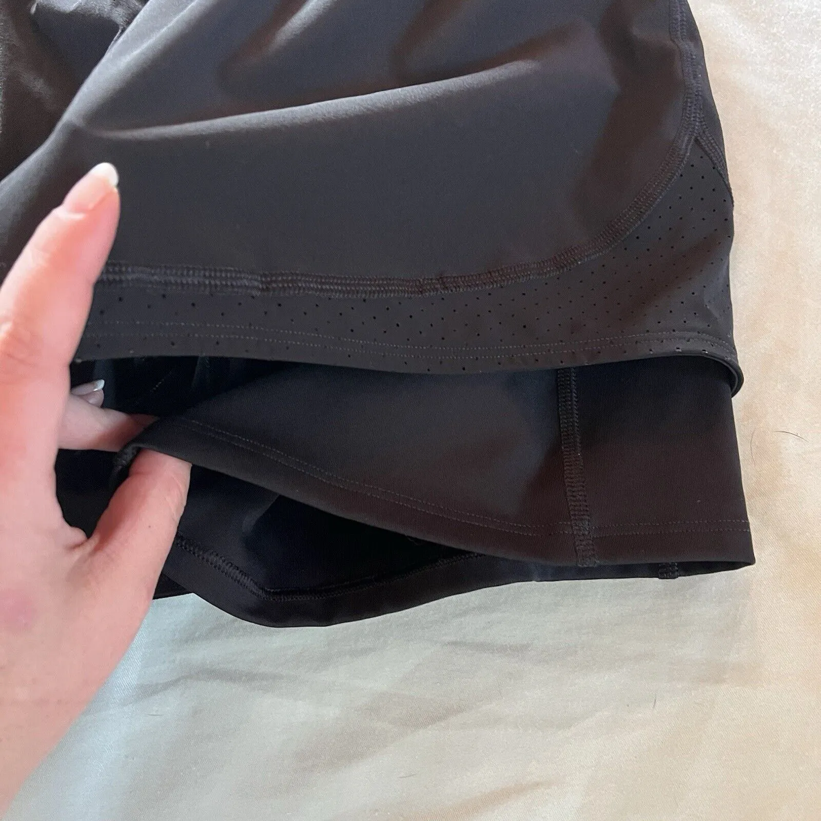 SPANX Women's The Get Moving Short 5" Double Layer Athletic Shorts Black Medium - Image 2