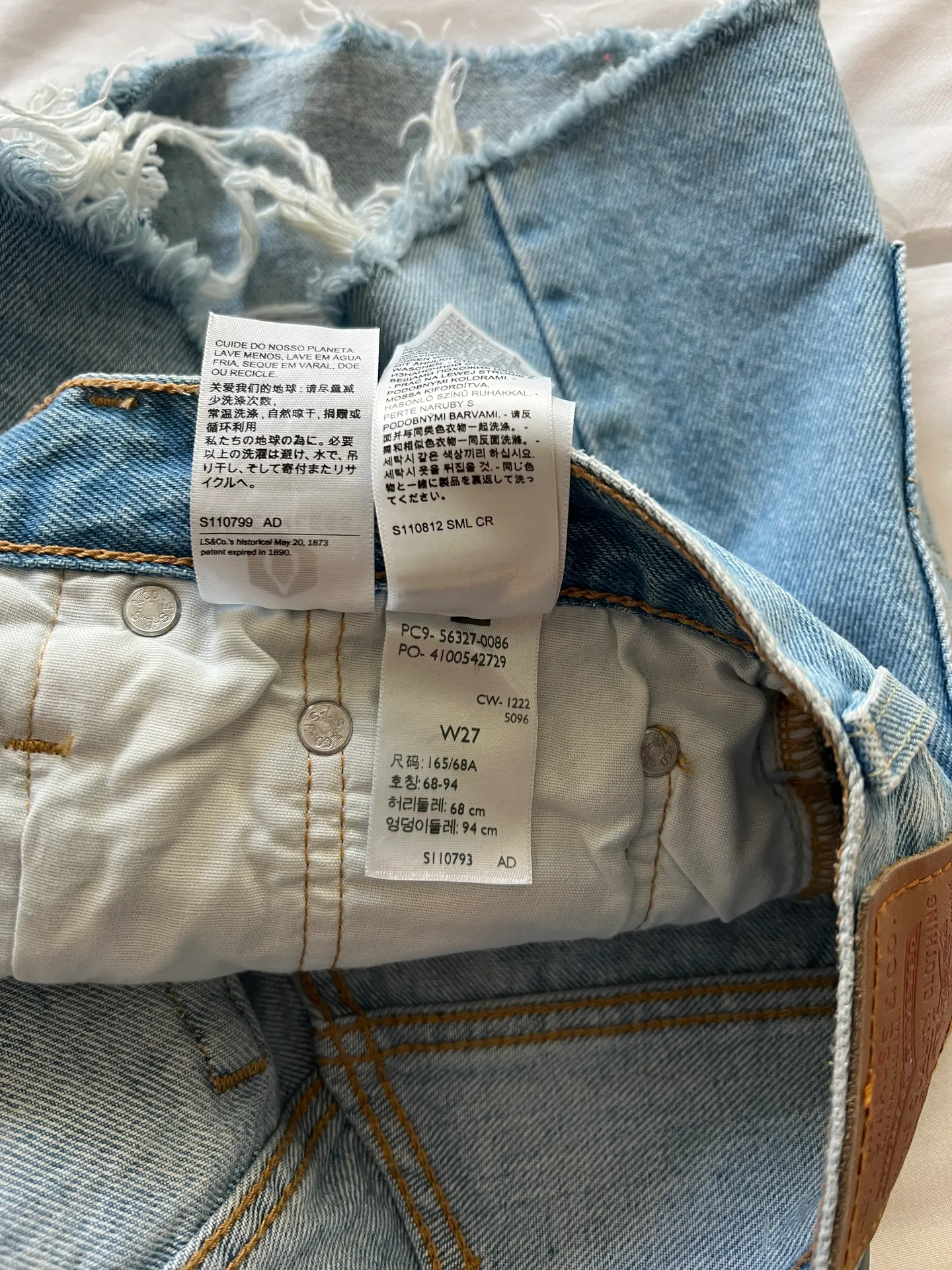 501 High-Rise Denim Shorts - Image 4