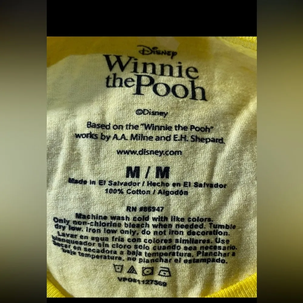 Disney Winnie The Pooh T-Shirt. Size Medium - Image 4