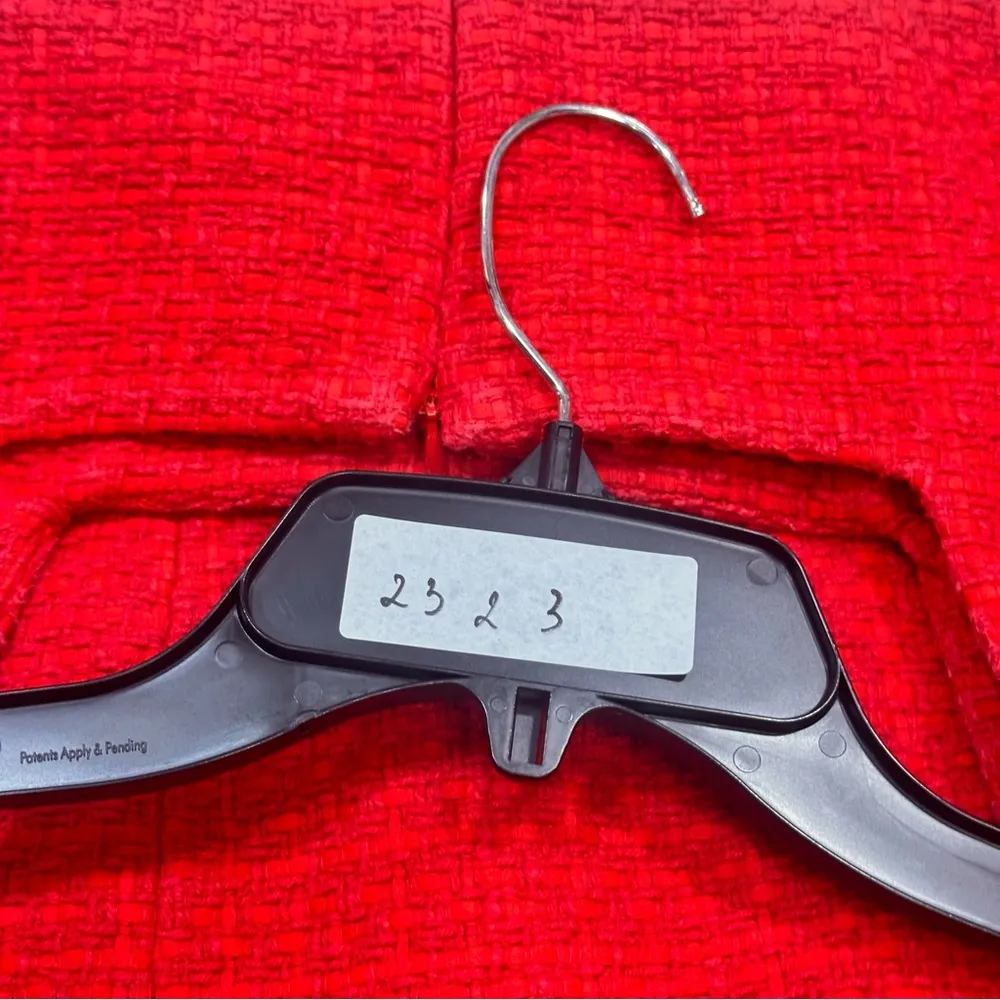 Maje Red Tweed Mini Dress Size 40 - Image 7