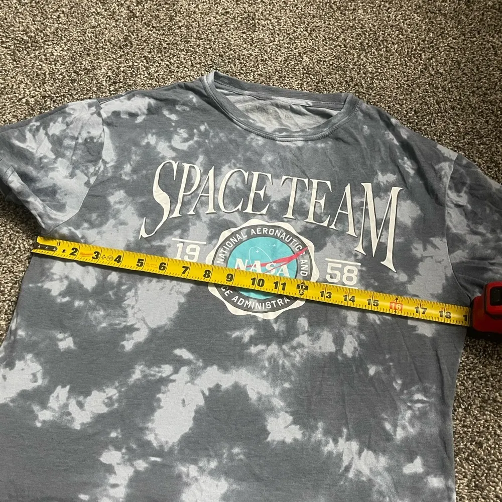 blue, gray tye dye NASA space team athletic outfit set M Junior’s - Image 6
