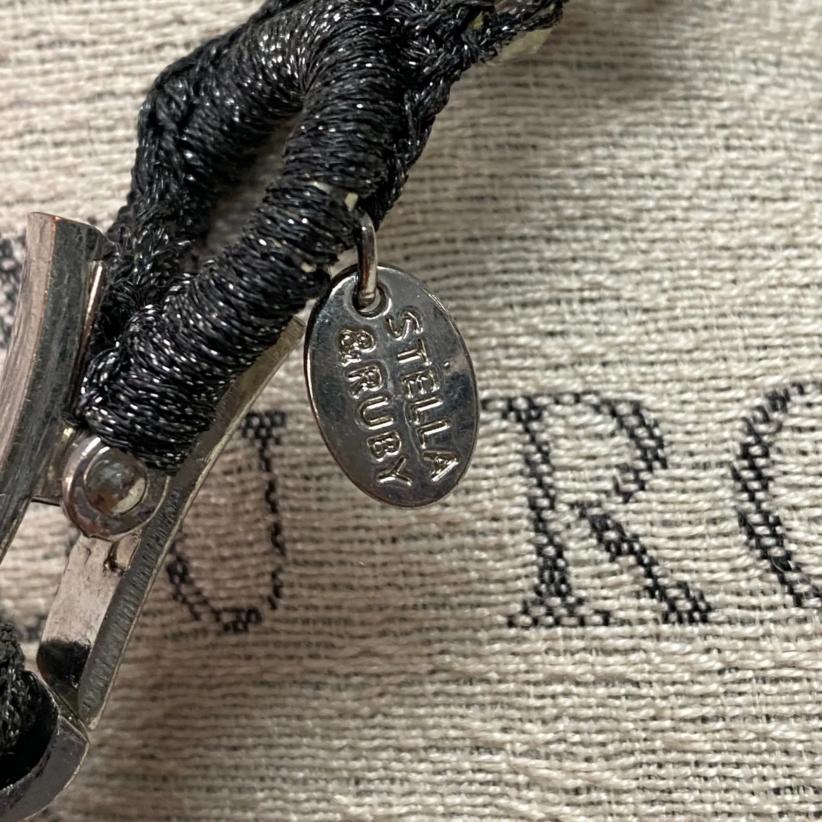 Stella & Ruby Beaded Statement Necklace Multi Strand Cocktail Party Boho Chic Brown - Image 6