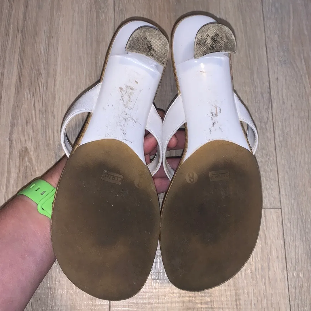 White Flower Summer Heels - Image 6