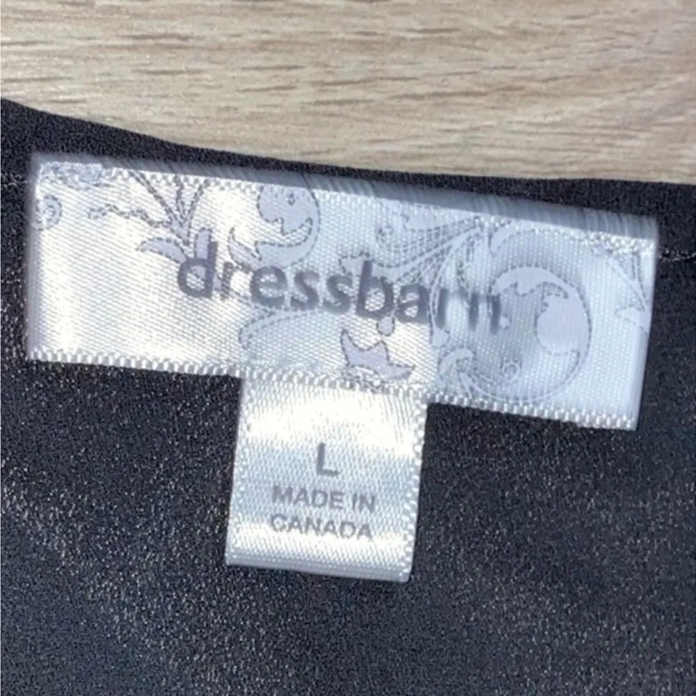 Dressbarn Black Sleeveless tank top shirt - Image 2