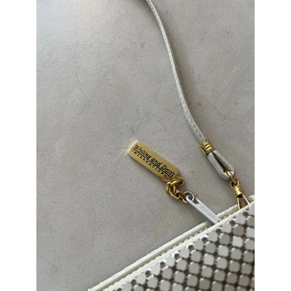 Vintage purse,‎ metal cream, gold, whiting, and Davis international - Image 2