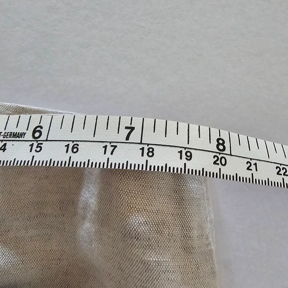 H&M Light Beige Ankle Linen Blend Joggers Size Large - Image 10