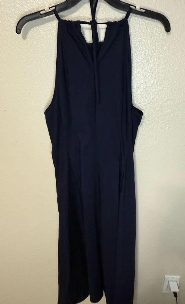New NWT Banana republic navy blue Sleeveless Dress - Image 4