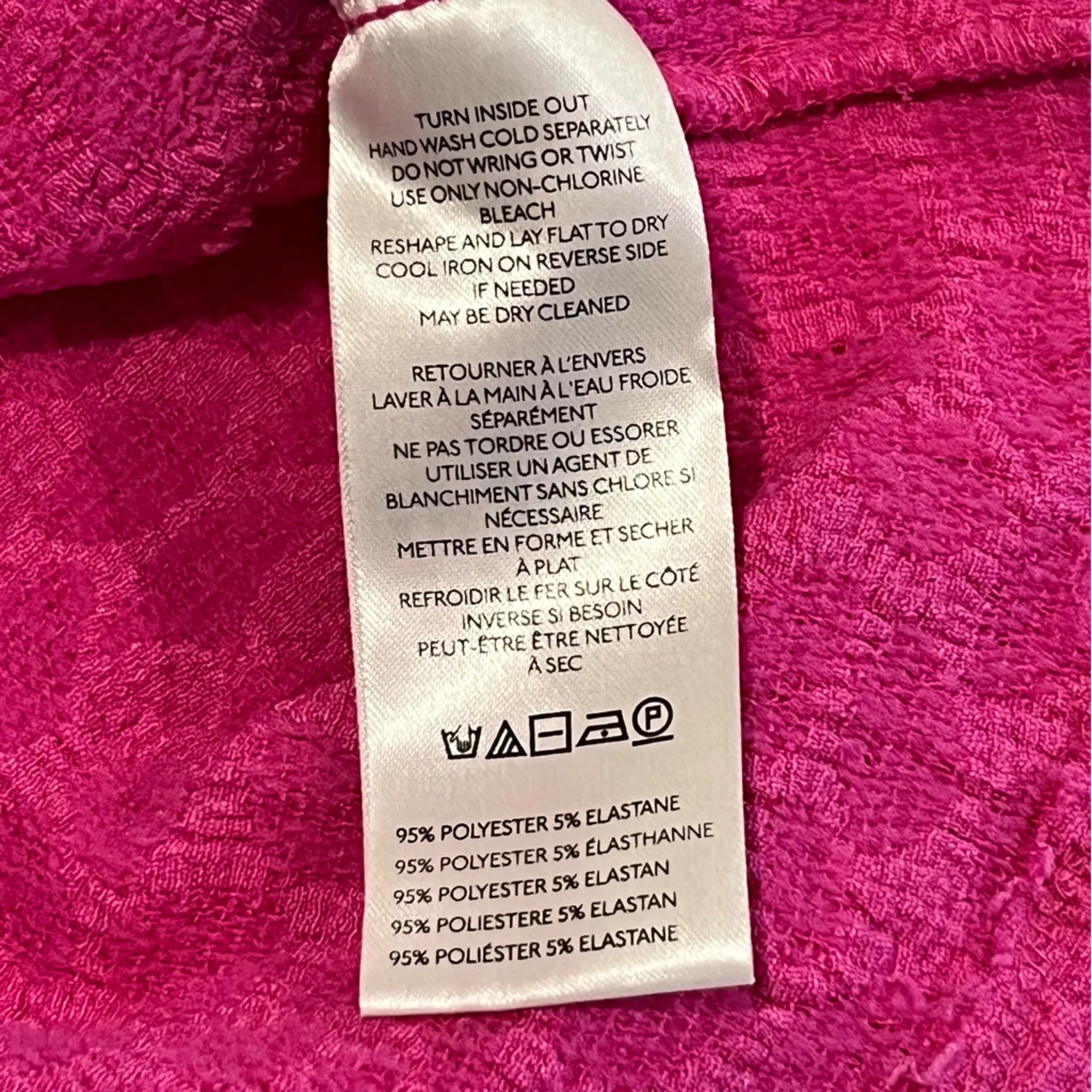 Anthropologie Maeve Socialite Popcorn Tee Medium Pink Stretchy Short Sleeve Top - Image 6