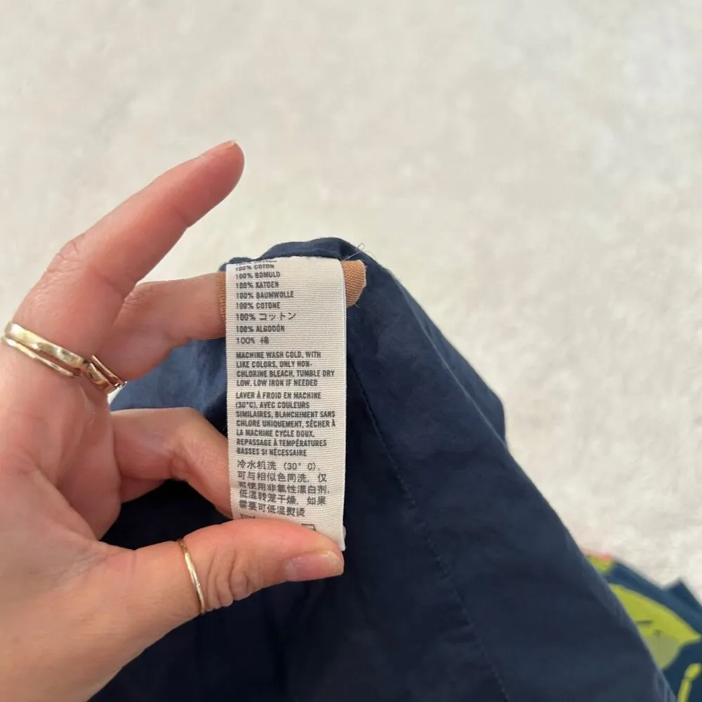 Abercrombie & Fitch Mini Skirt Y2k Floral Elastic Waist Skater Logo Layered Sz S - Image 7