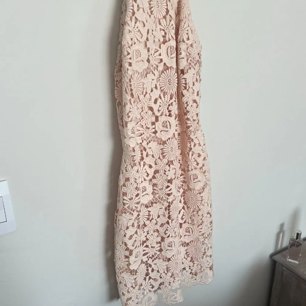 Lulu’s Love Poem Blush Pink Lace Mini Dress Size‎ S - Image 7