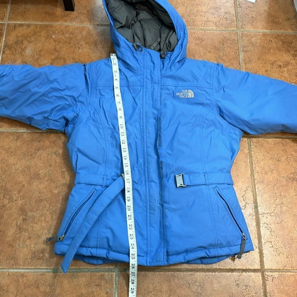 The North Face Puffer Jacket Goose Down Ski Parka Blue size M - Image 8