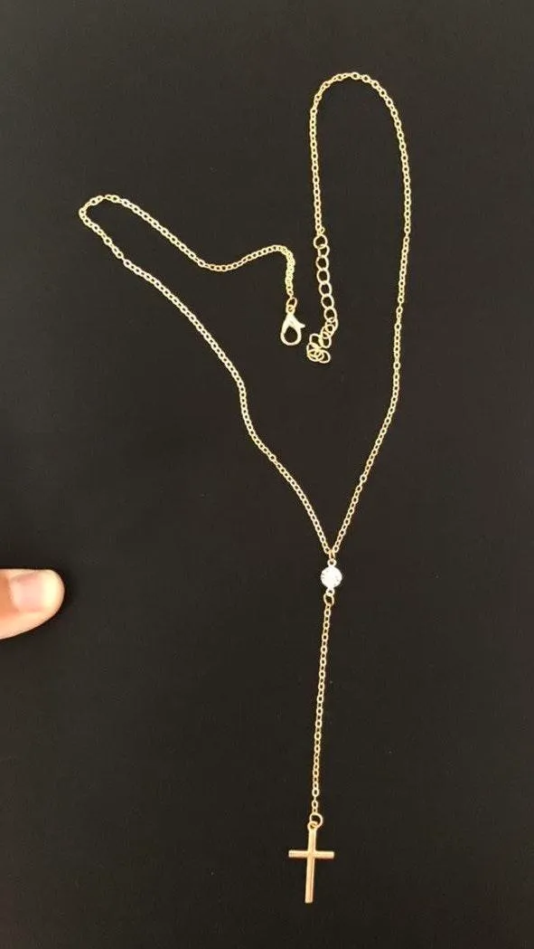 cross gold necklace - Image 2