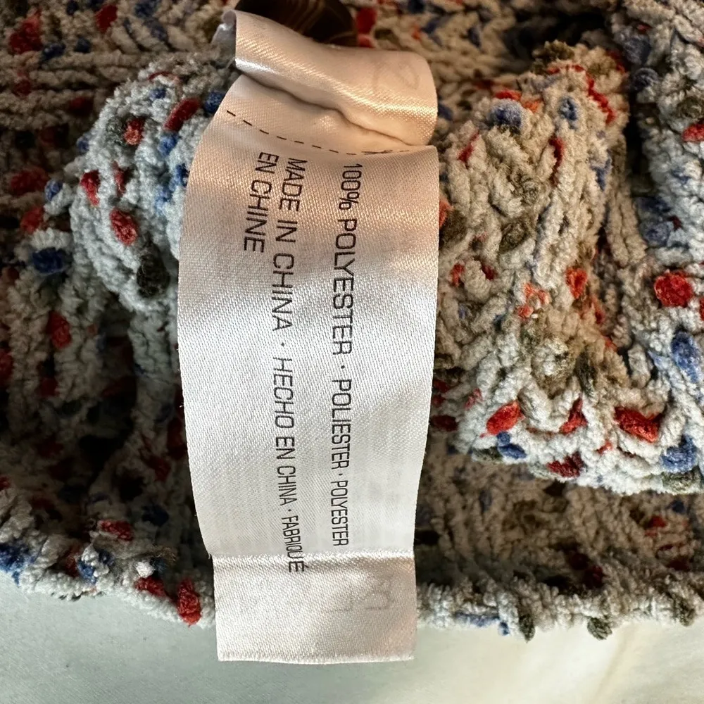 NWOT Women’s Sz:S Blue/ Gray Speckled Super Soft Button Cardigan. Double Pockets - Image 7