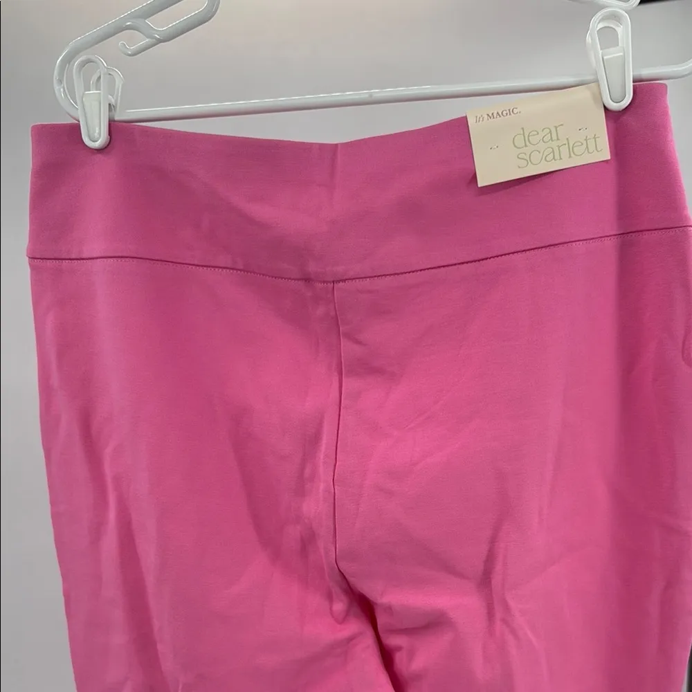 Dear Scarlett It’s Magic Pink 1X pull on flare pants plus work spring summer - Image 3