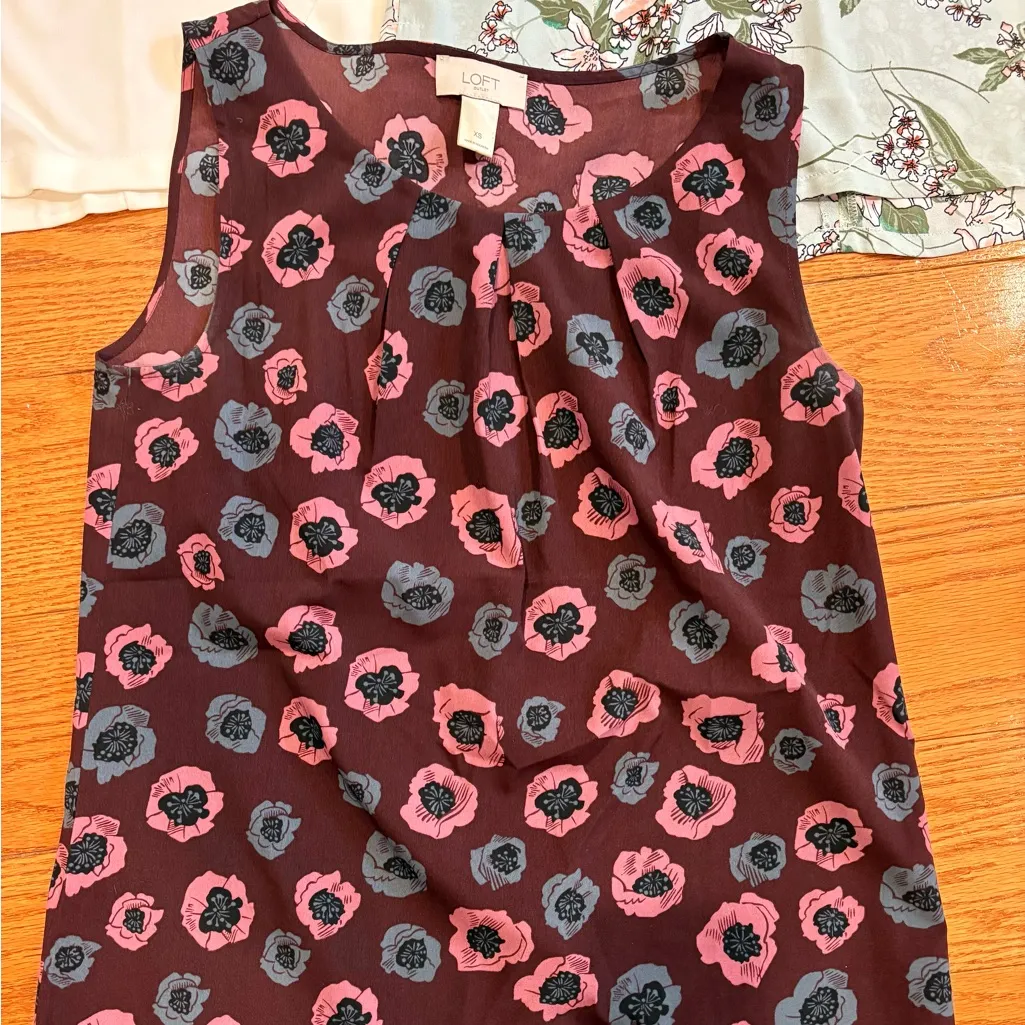 Lot of 3 Women’s XS Blouses / Tops — Mixed Styles, Great for Work & Casual Wear - Image 2