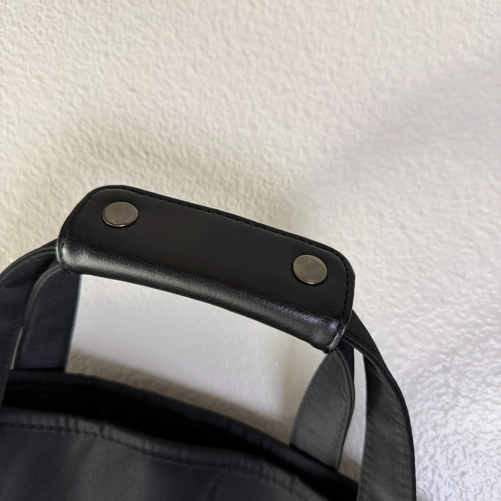 Jean Paul Gaulthier Wardrobe Bag Black Leather Handles ZIp Wearable Art Logo - Image 5