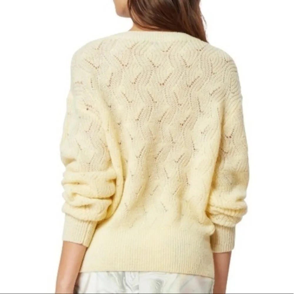 Habitual Ayla Long Sleeve Knit Yellow Sweater XL - Image 2
