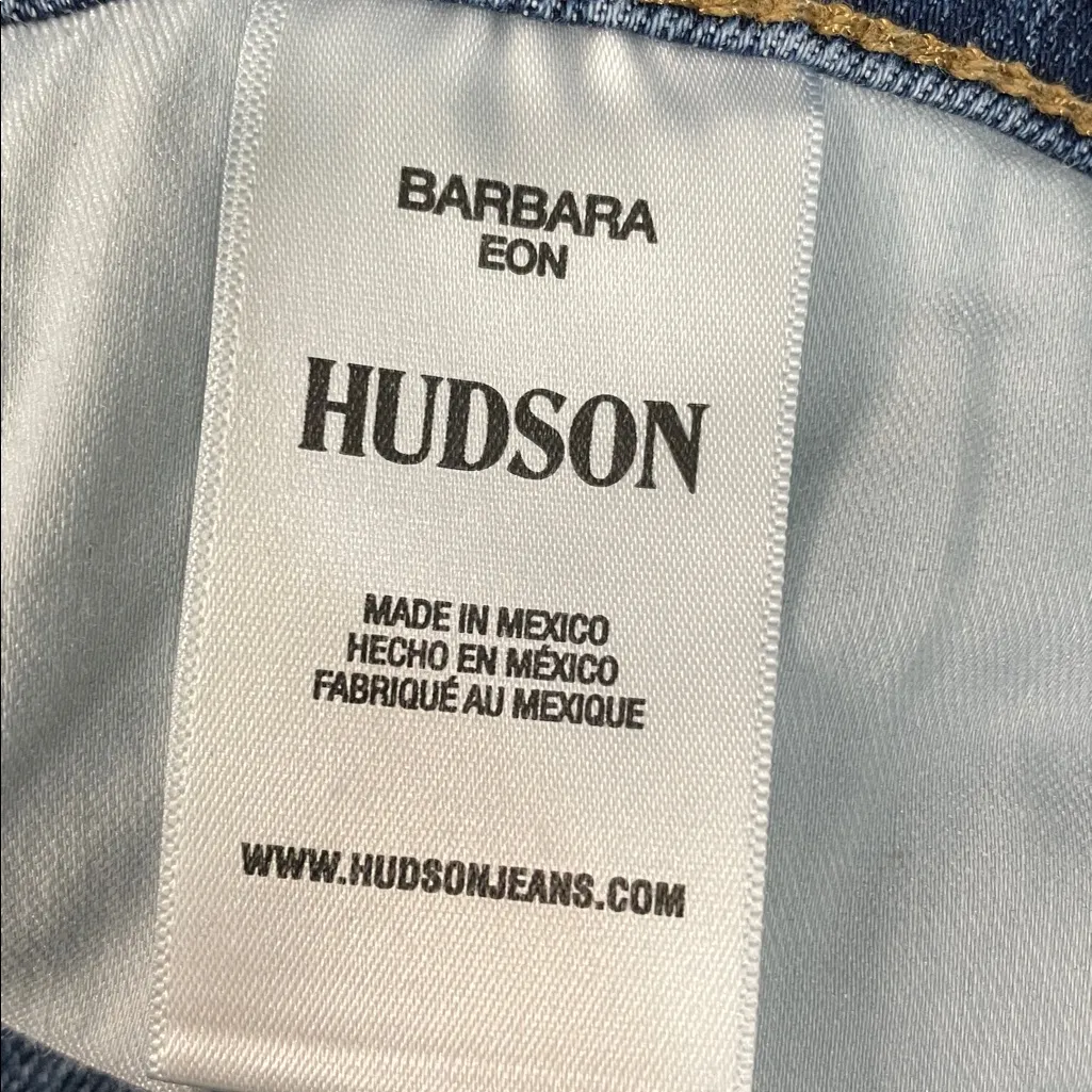 Hudson Barbara Jeans Indigo Denim - Image 5