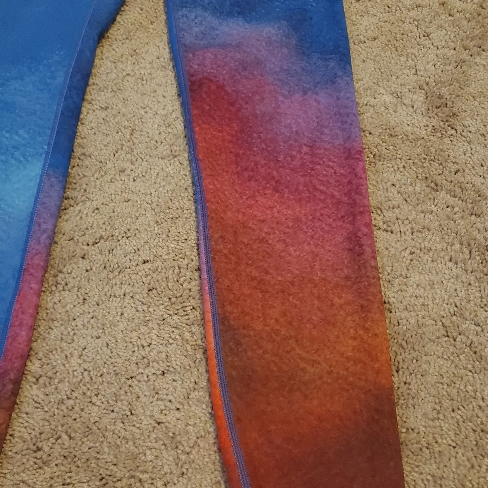 Athleta Leggings Speed Sonar Galaxy Ombre Size Small - Image 8