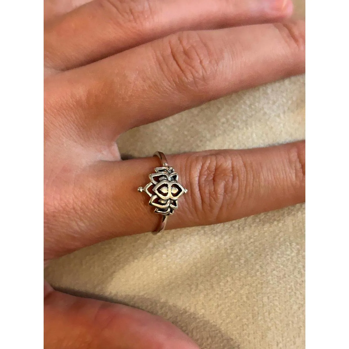 925 sterling silver ring band size 8.75 lot d4 - Image 2