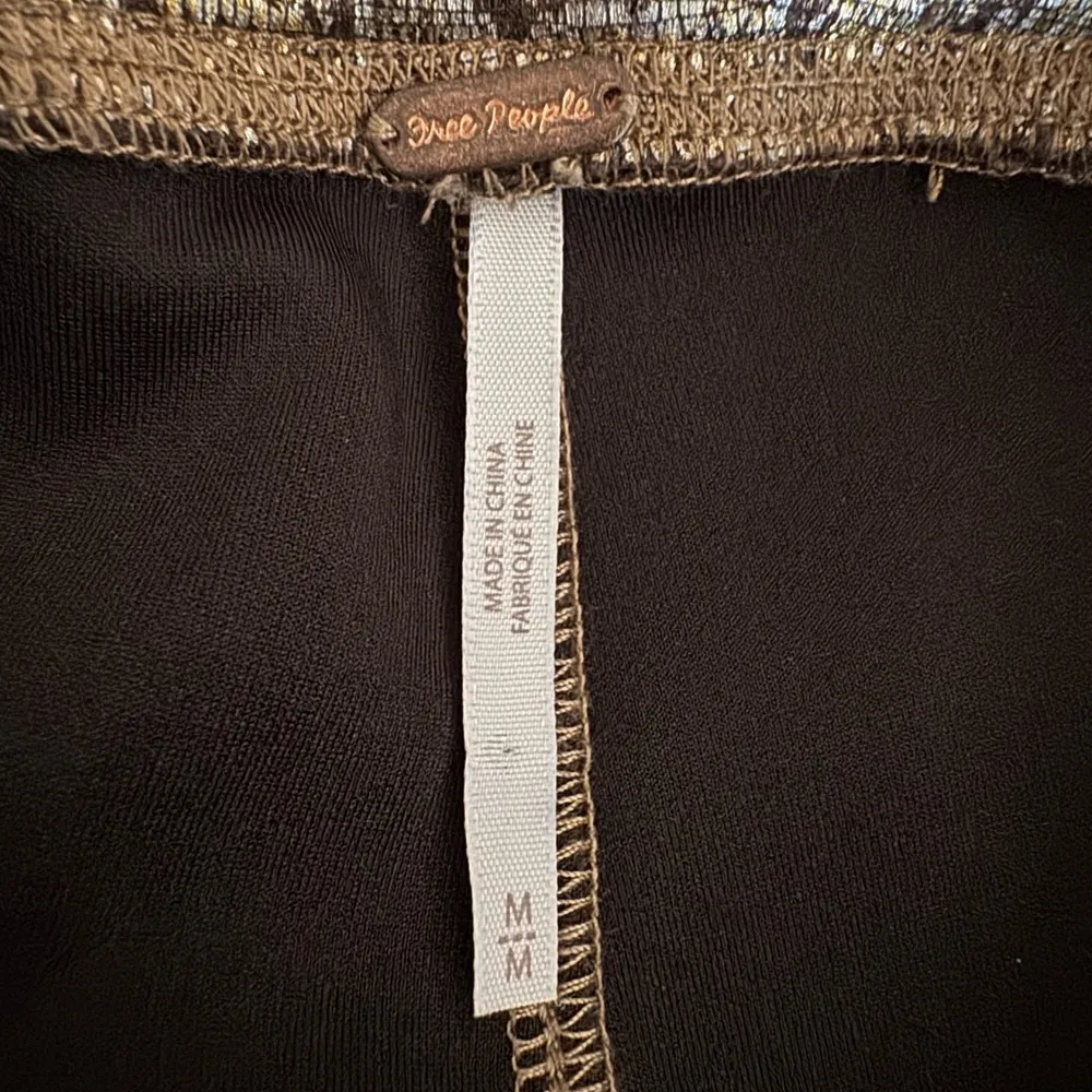 NWT Rio Gold Python Snakeskin Pull-On Leggings - Image 7