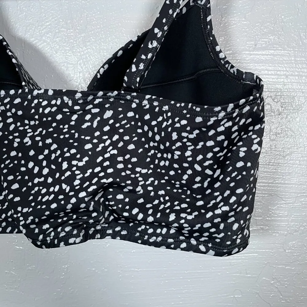 Cacique Women Plus Size 42DDD Black White Bikini Top Lightly Lined Balconette - Image 6