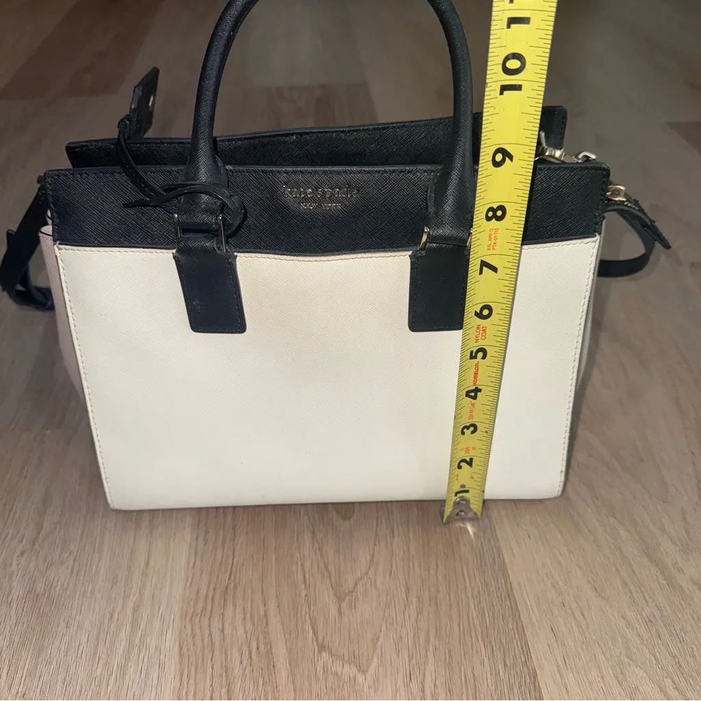 Kate Spade Light Pink & Black Crossbody Tote Bag & Matching Wallet - Image 11