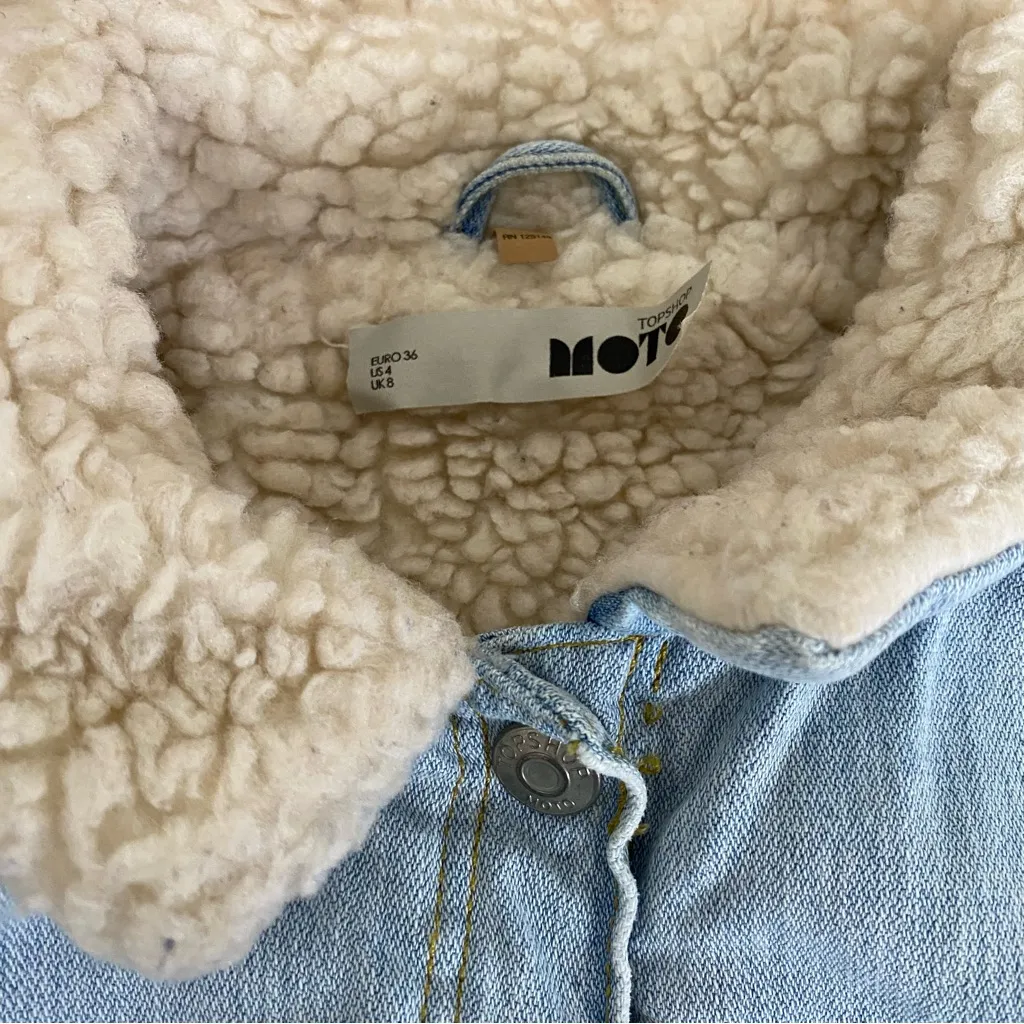 Topshop Moto Jean Jacket - Image 10