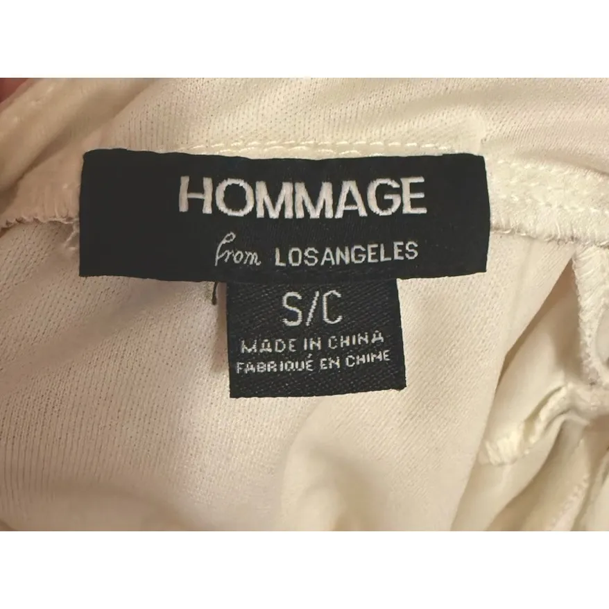 Hommage LA Floral Ruffle Maxi Sun Dress Adjustable Straps Women's Size Small GUC - Image 3