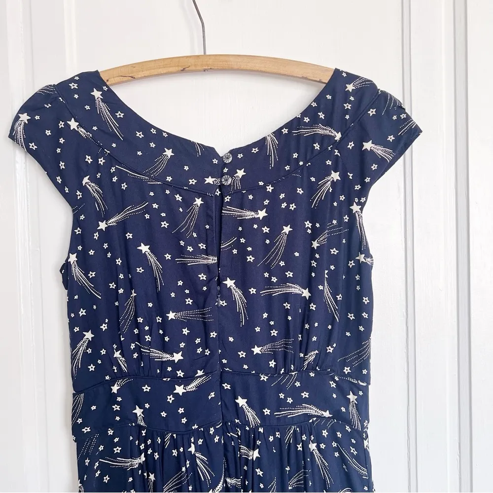 ModCloth • Emily & Fin Day After Day Dress in Shooting Stars navy comet print - Image 12
