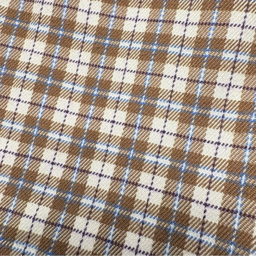 Brandy Melville Plaid Trousers Women’s XXS Brown Academia Eclectic Grandpa Pants - Image 6