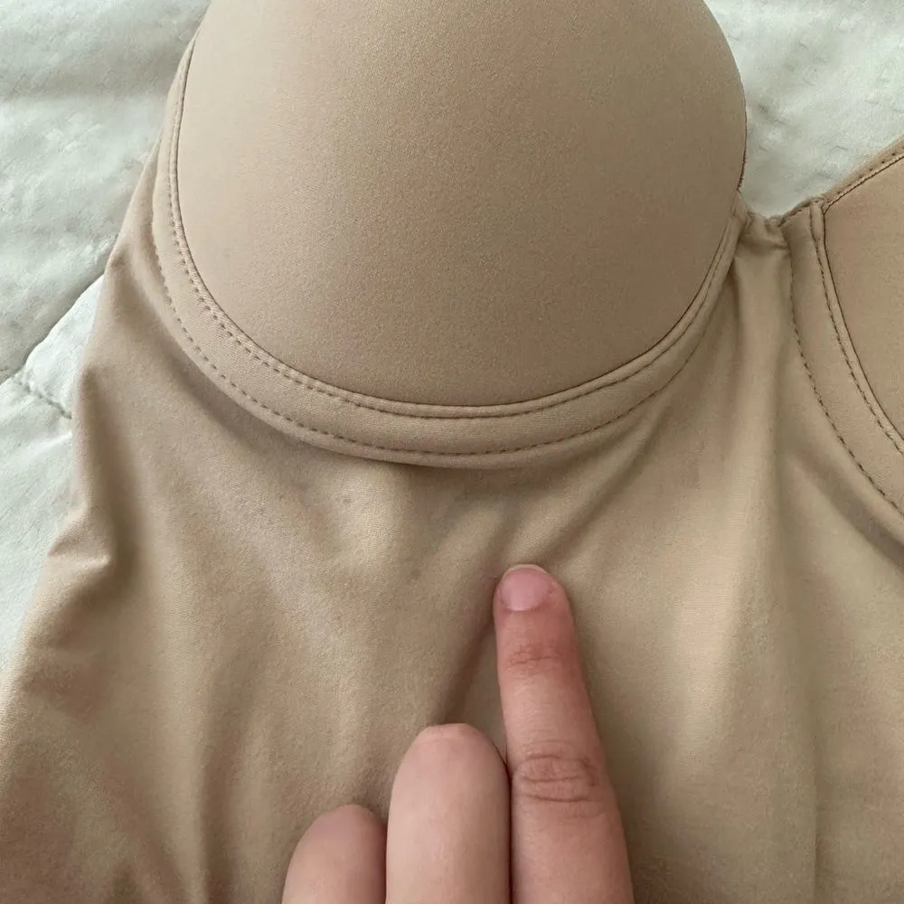 Naomi and Nicole Nude Convertible Strapless Bra Slimming Shapewear Size 34B - Image 8