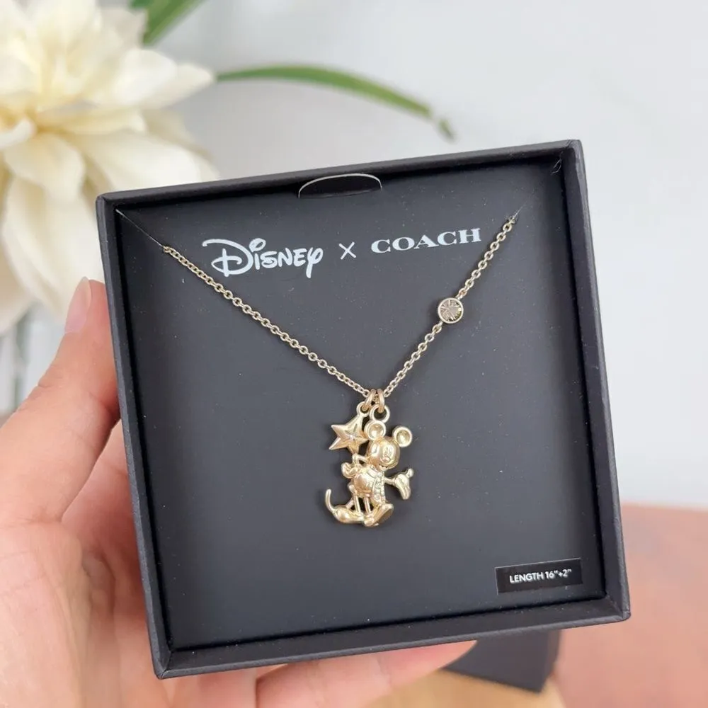 Coach NWT Disney X  Holiday Charm Necklace‎ - Image 4