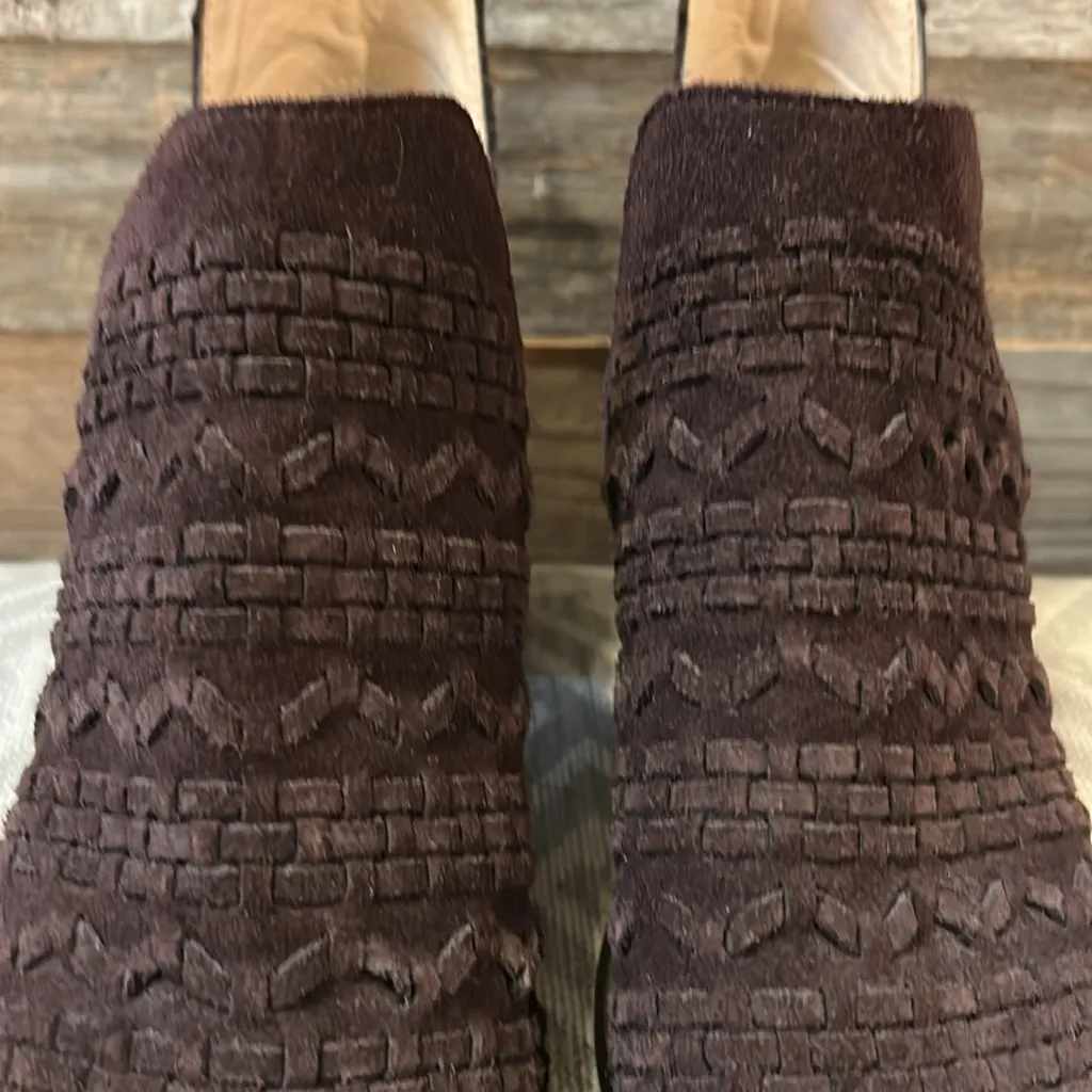 Band Of Gypsies Come Back On Chocolate Slip-On Bootie, Size 7 - Image 4