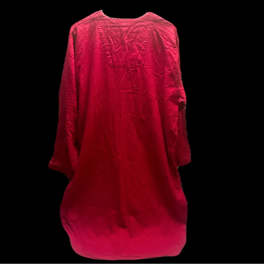 Disney Store pajama Mickey Mouse Holidays  Red Cotton Apparel OS - Image 2